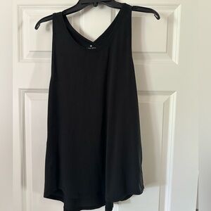 Athleta Black Criss Cross Tank. Size L